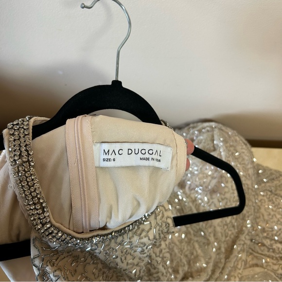 Mac Duggal Studded Halter Neckline Sheath Dress size 6 - Picture 11 of 11